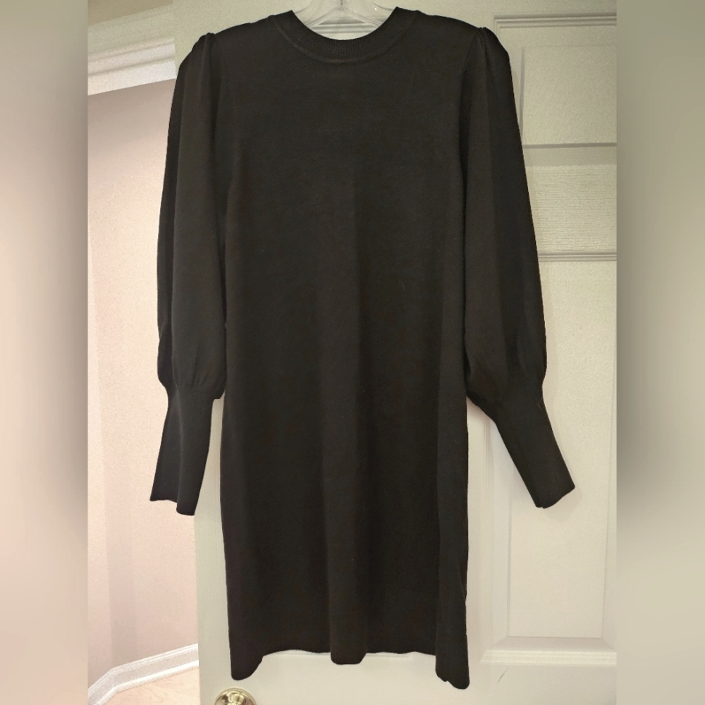 Vince Camuto black sweater dress size S